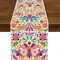 Dia De Los Muertos Table Runner 108Inches Long Day of The Dead Decorations Mexican Fiesta Party Supply Island Altar Ofrenda Decor